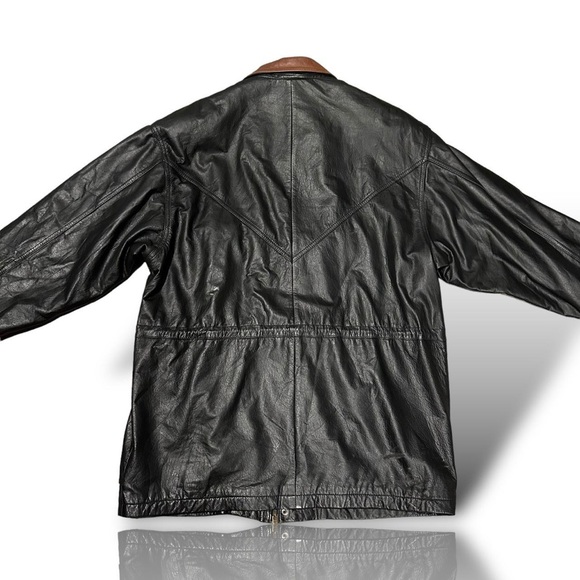 Men's genuine leather jacket - Picture 7 of 8